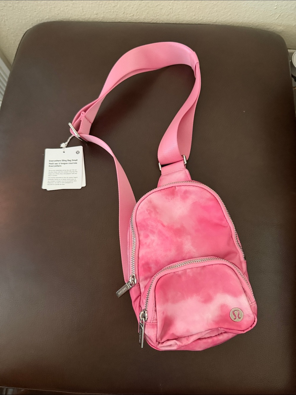 lululemon athletica Pink Tie-Everywhere Sling bag small 2L